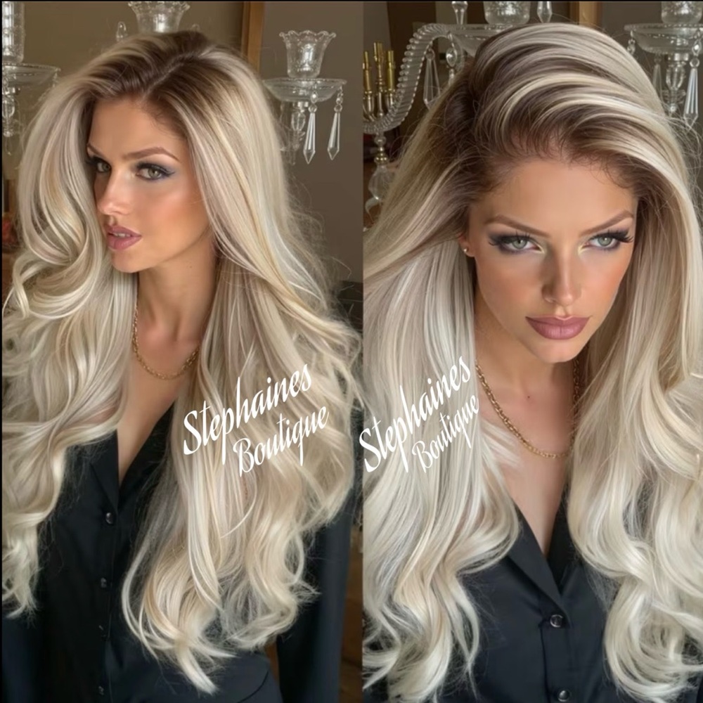 Human Hair Blended Lace Front Wig